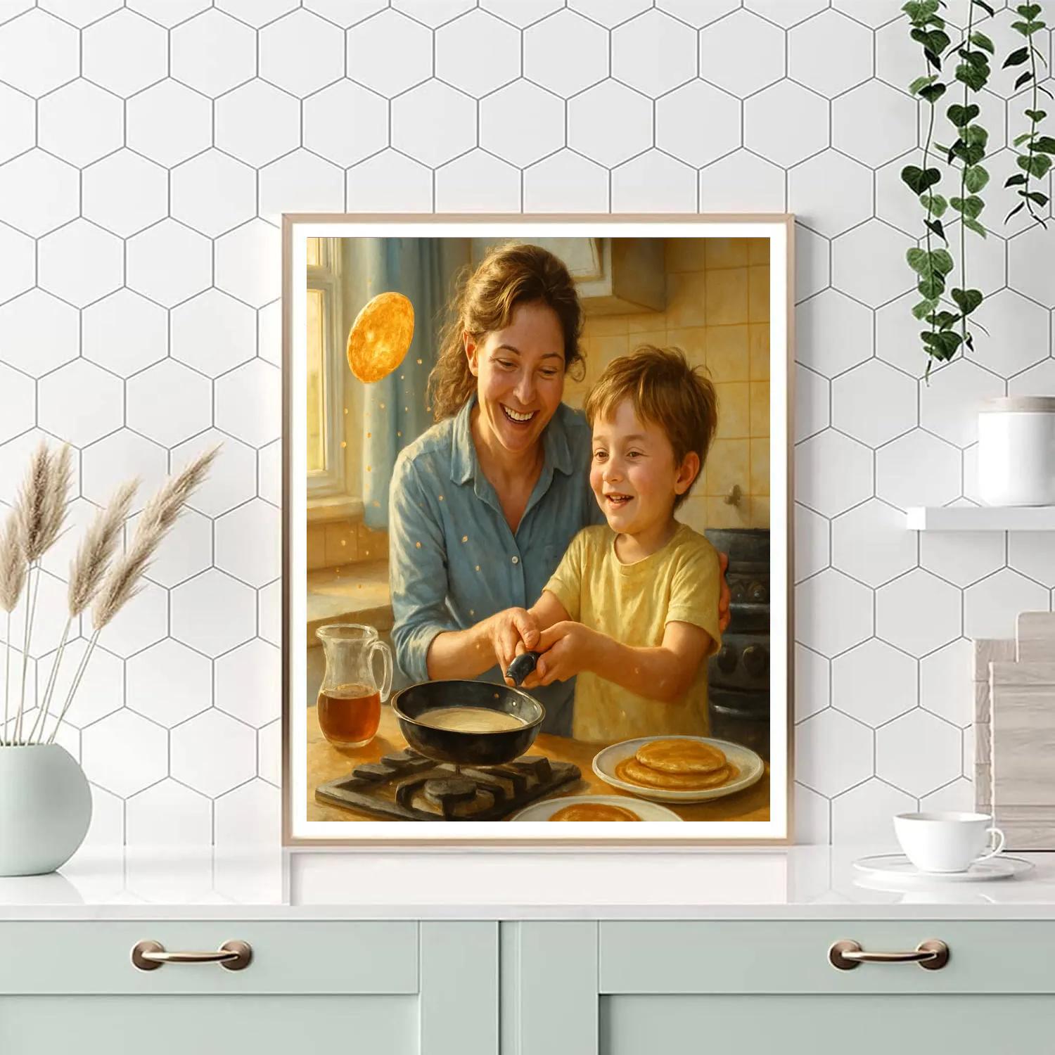 Morning Pancake Flip Paint by numbers kits