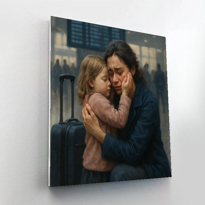 Airport Goodbye Hold Paint by numbers kits