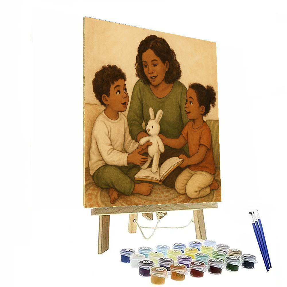 Sibling Story Circle Paint by numbers kits