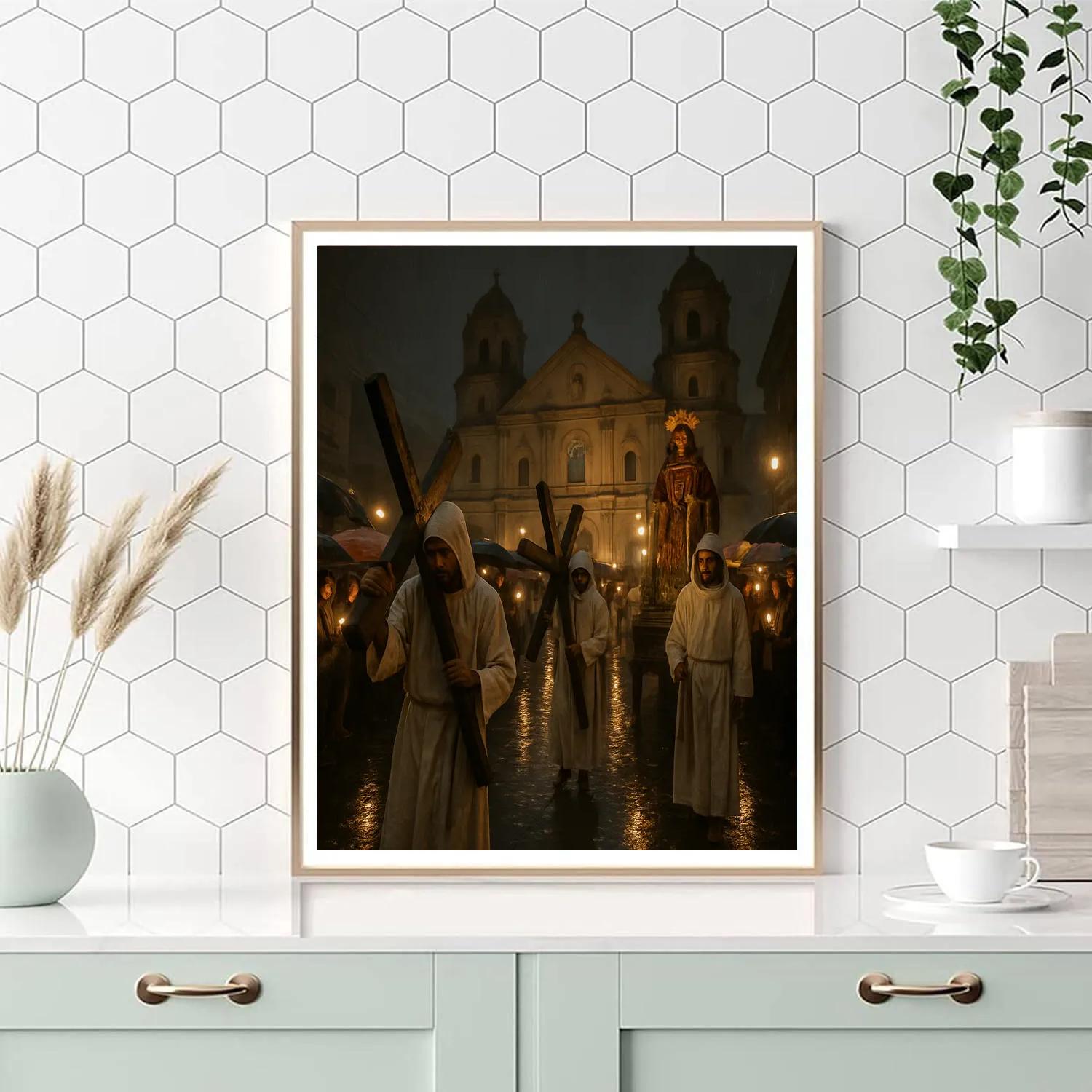 Holy Week Procession Manila Numbered painting kits