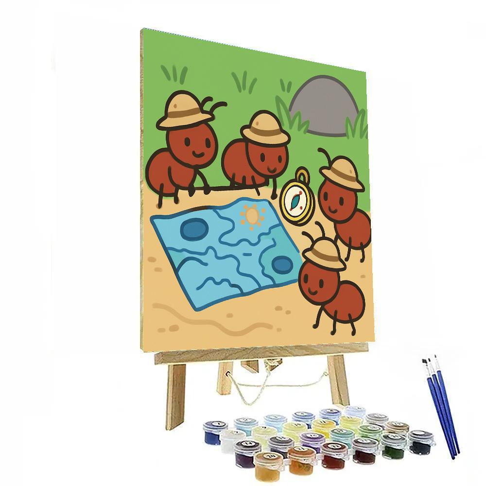 Astro Ant Adventure Club Paint by numbers art