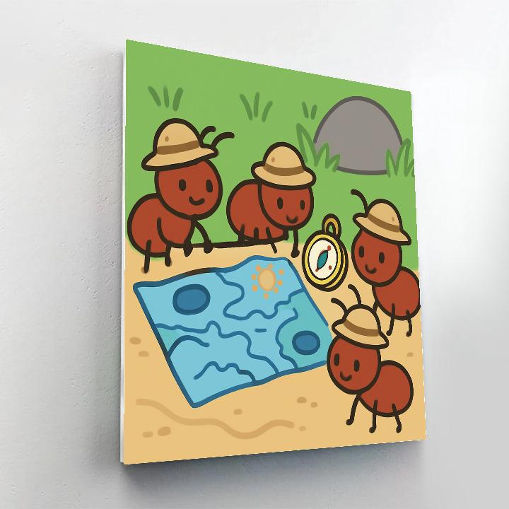 Astro Ant Adventure Club Paint by numbers art