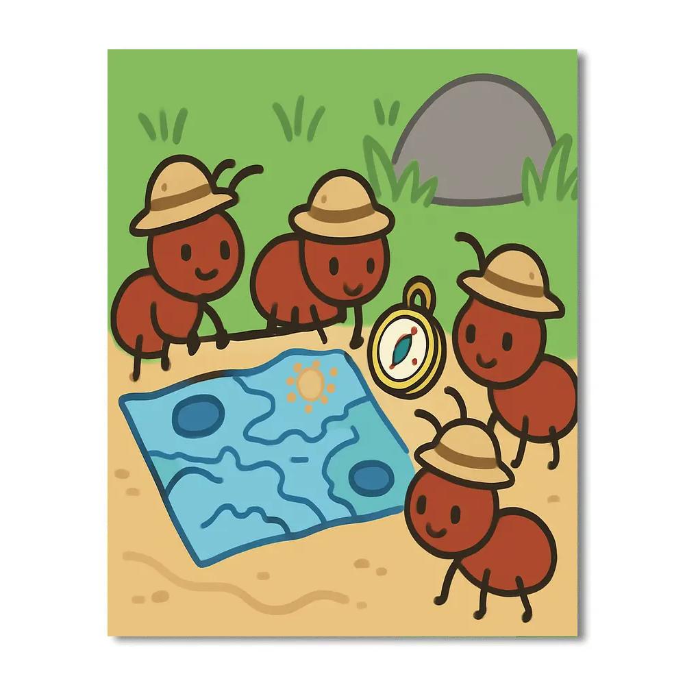 Astro Ant Adventure Club Paint by numbers art