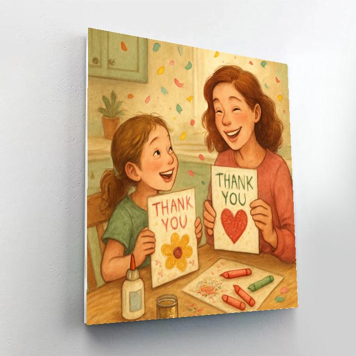 Handmade Card Exchange paint by color