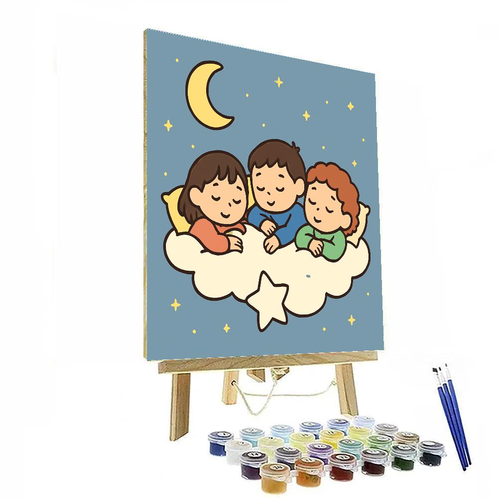Comfy Constellation Cloud Numbered painting kits