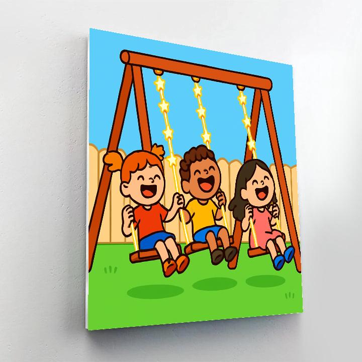 Starglow Swing Set Paint by numbers kits