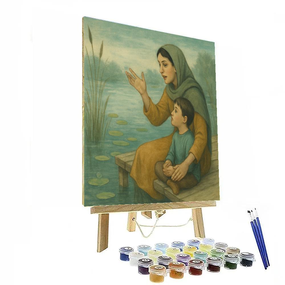 Fishing Pond Storytime Paint by numbers kits