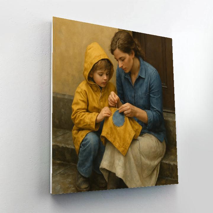 Cozy Raincoat Repair paint by color