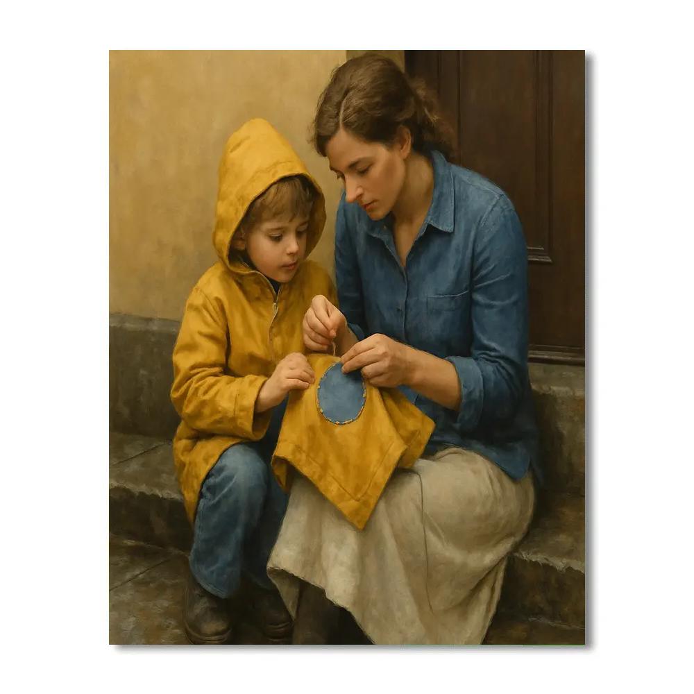 Cozy Raincoat Repair paint by color