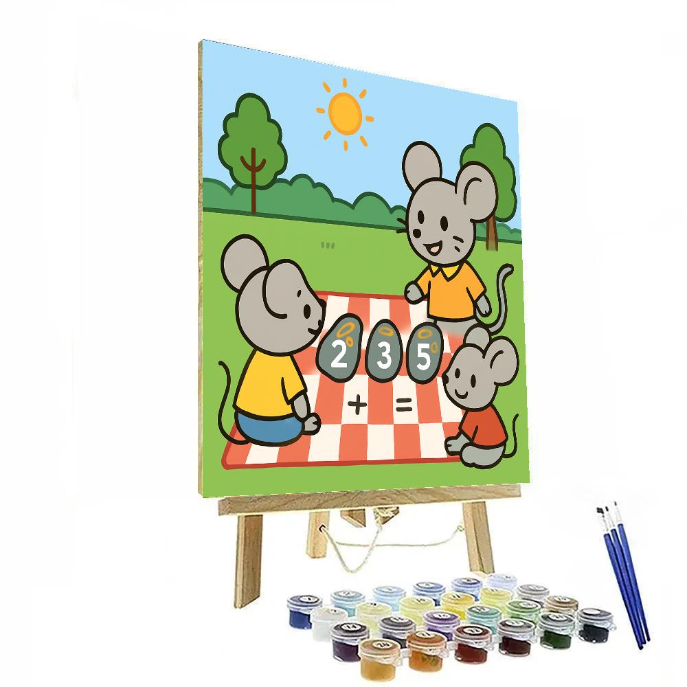 Meteor Math Mice paint by color