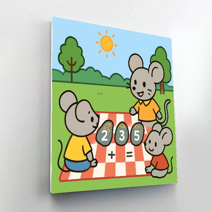 Meteor Math Mice paint by color