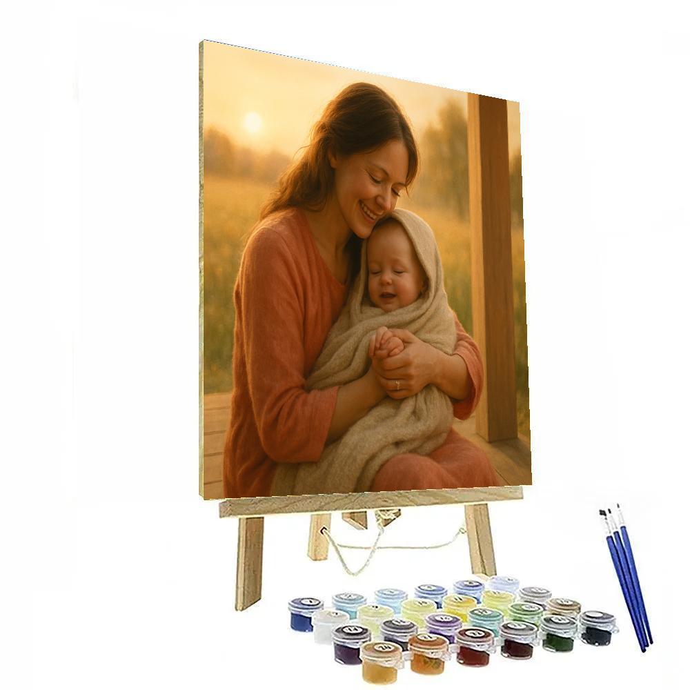 Sunrise Blanket Embrace Painting by numbers kit