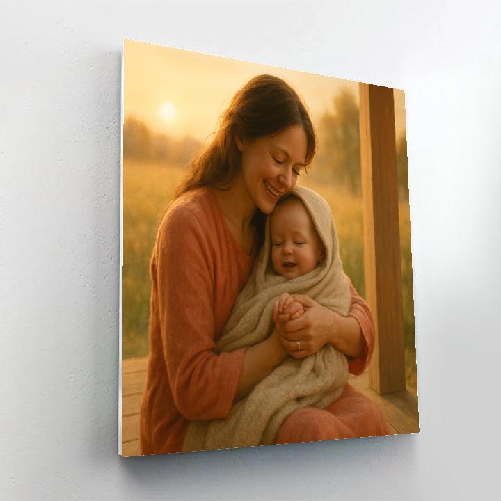 Sunrise Blanket Embrace Painting by numbers kit