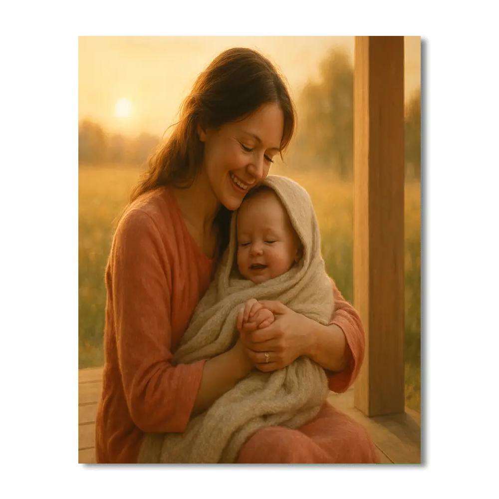 Sunrise Blanket Embrace Painting by numbers kit