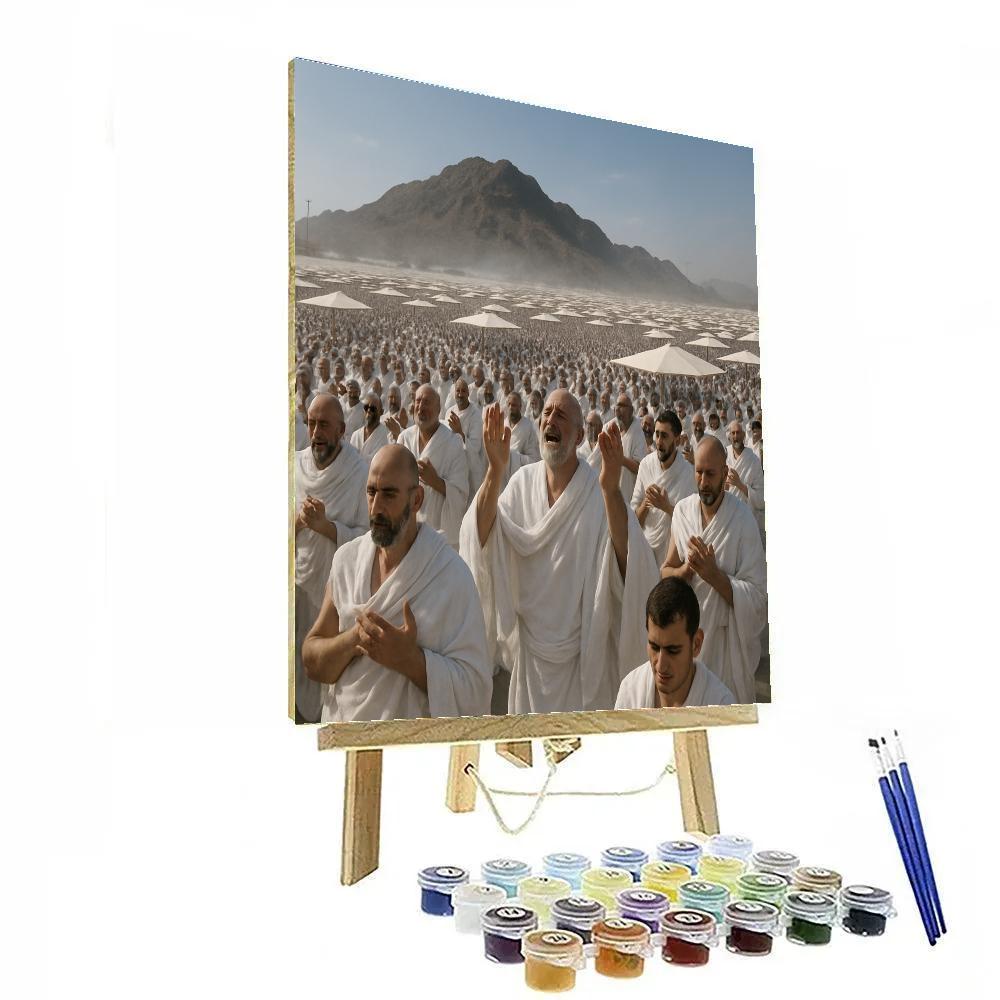 Pilgrimage At Mount Arafat Horizon Number painting