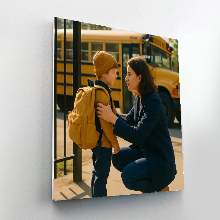 School Dropoff Reassurance Numbered painting kits