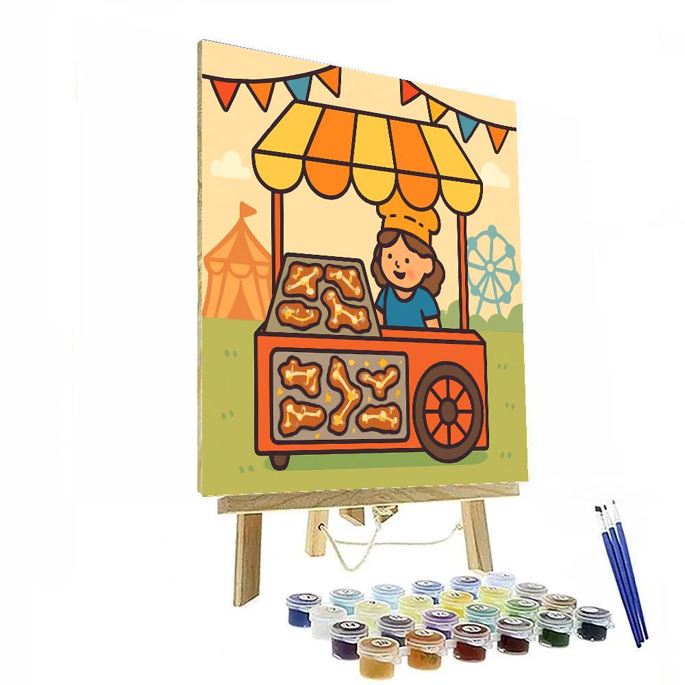 Constellation Cookie Cart paint by numbers