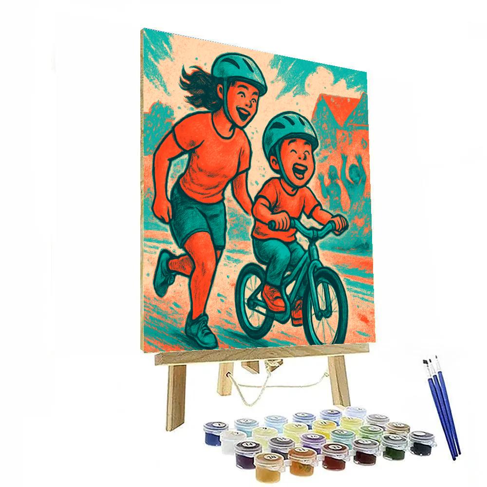 Bike Training Triumph Paint by numbers kits
