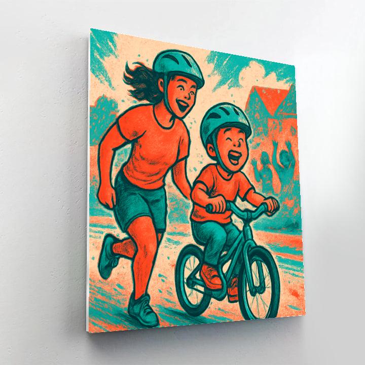 Bike Training Triumph Paint by numbers kits