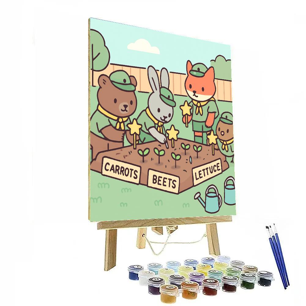 Starseed Sprout Scouts paint by number