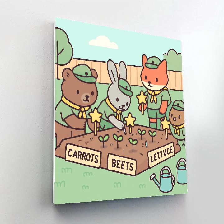 Starseed Sprout Scouts paint by number