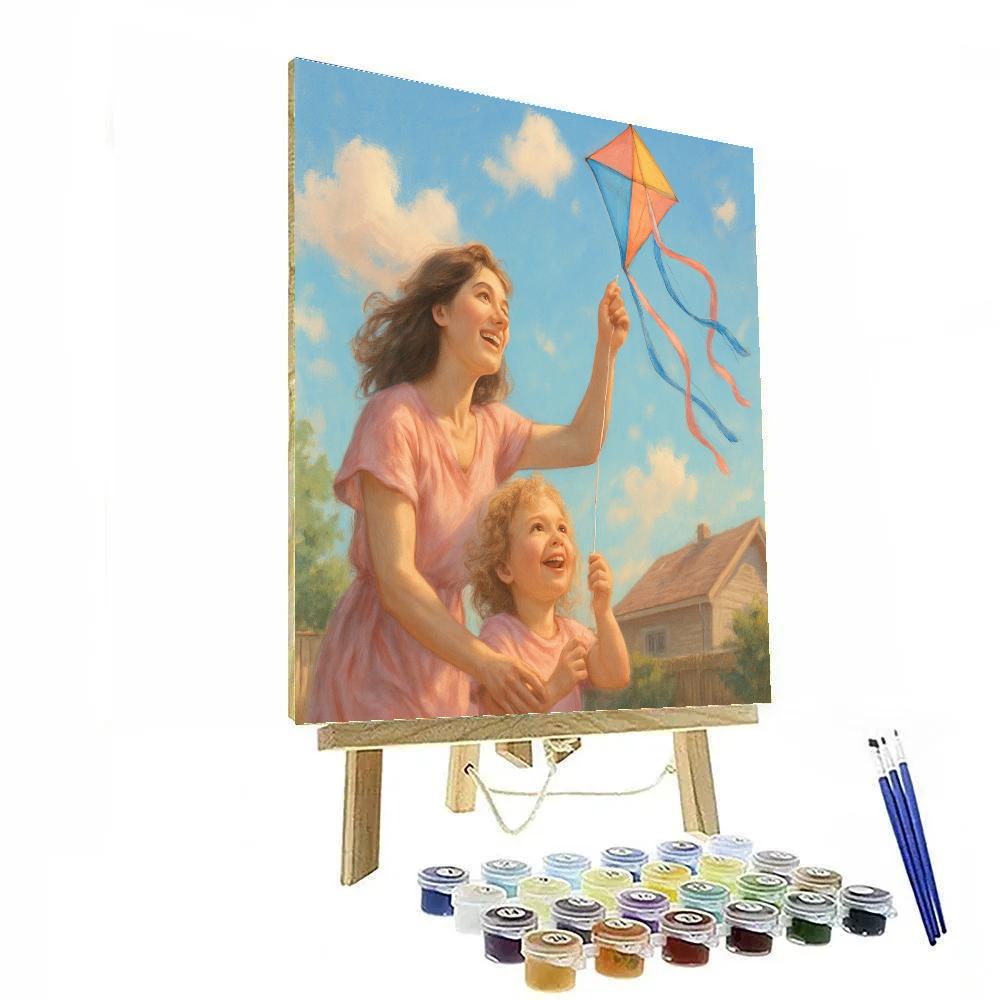 Backyard Kite Teaching paint by color