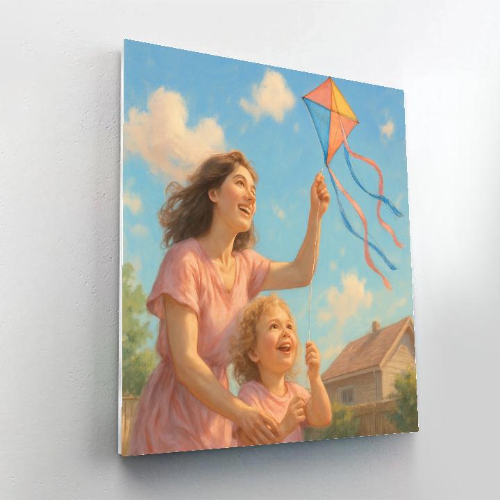 Backyard Kite Teaching paint by color