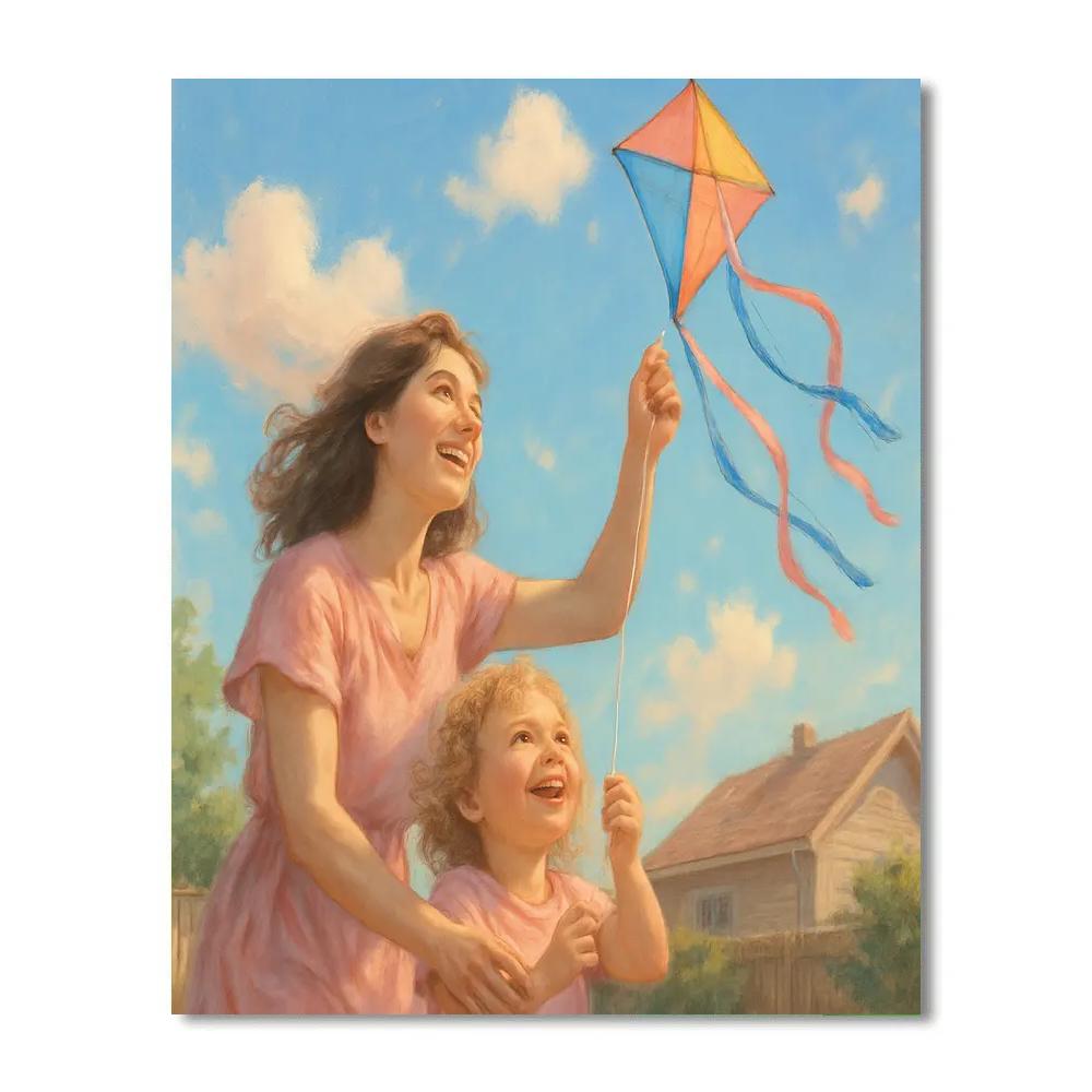 Backyard Kite Teaching paint by color