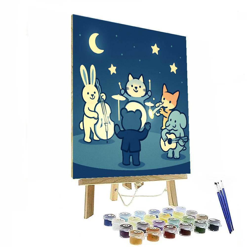 Moonbeam Music Makers Paint by numbers art