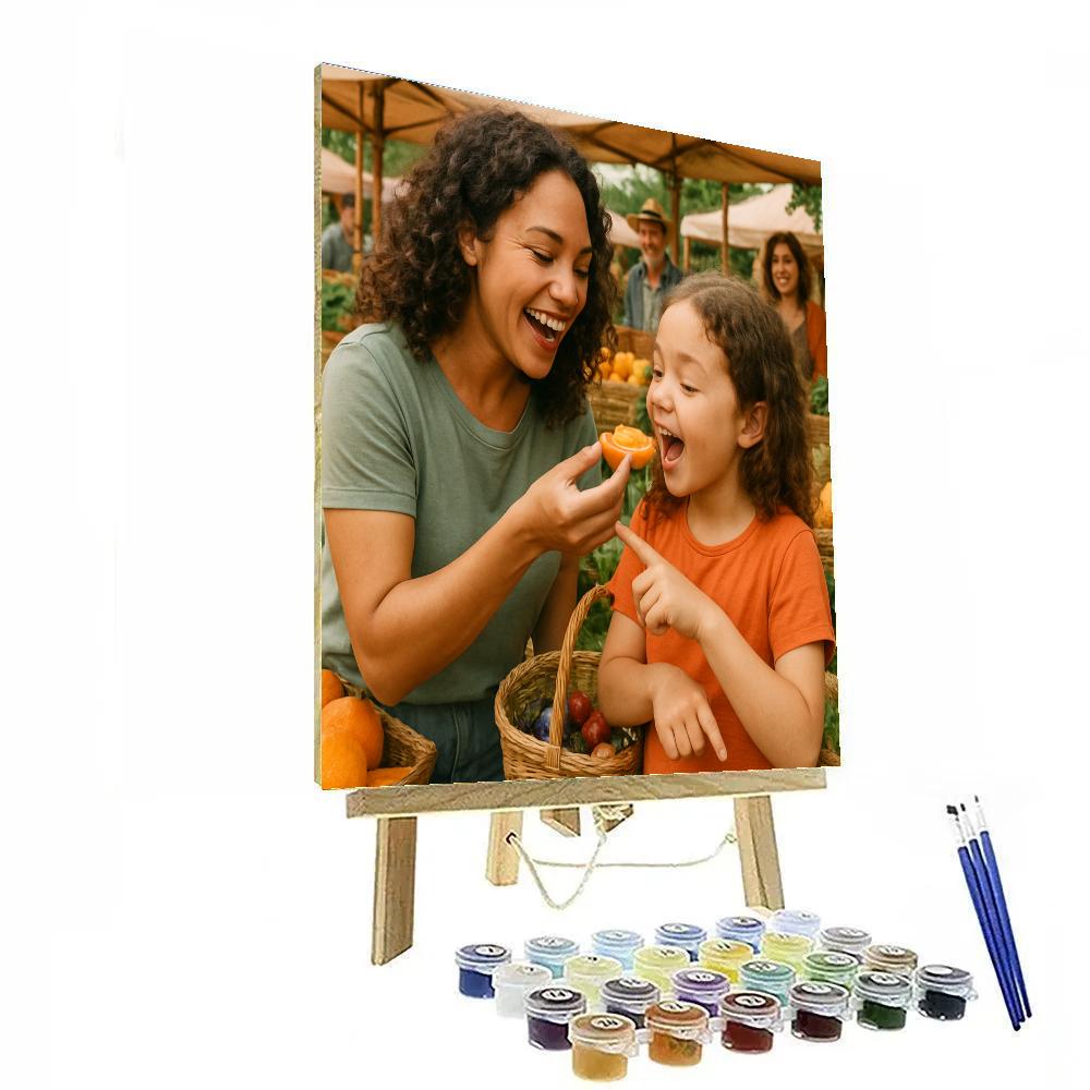 Market Stall Taste Test paint by number