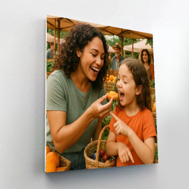 Market Stall Taste Test paint by number