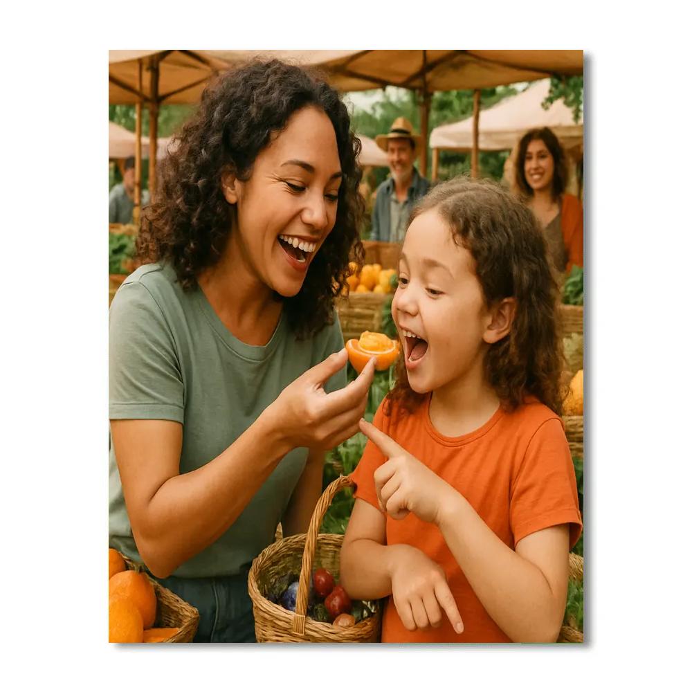 Market Stall Taste Test paint by number