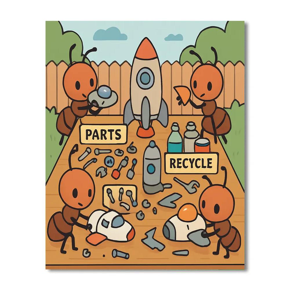 Astro Ant Artisans Paint by numbers kits