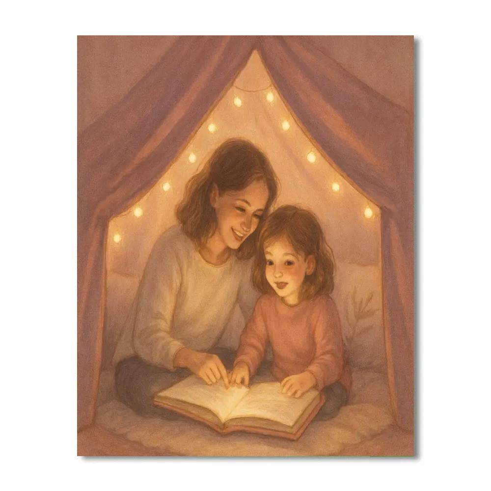 Cozy Fort Story Hideaway paint by color