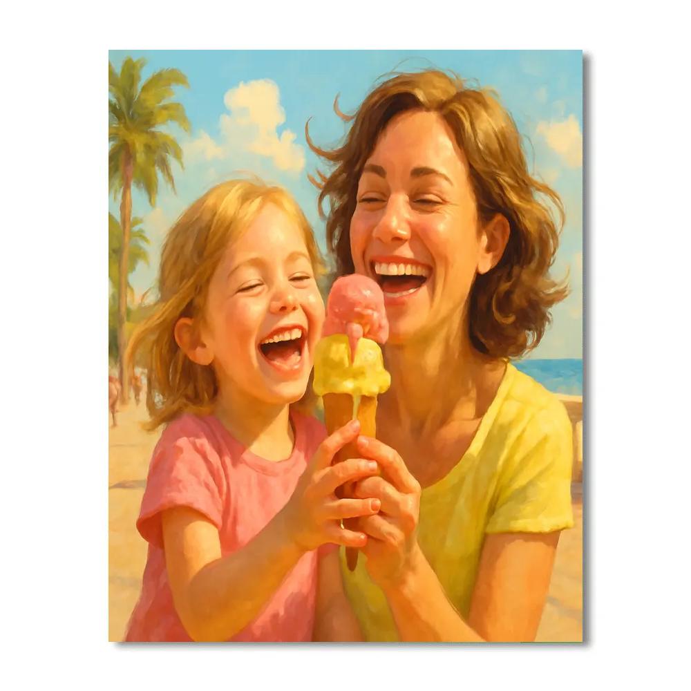 Ice Cream Cone Celebration Paint by numbers kits