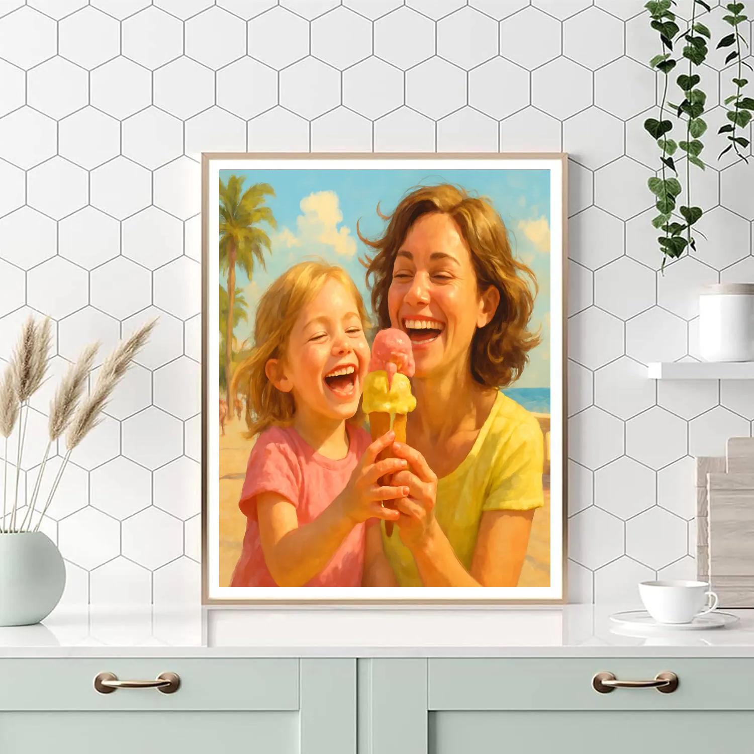 Ice Cream Cone Celebration Paint by numbers kits