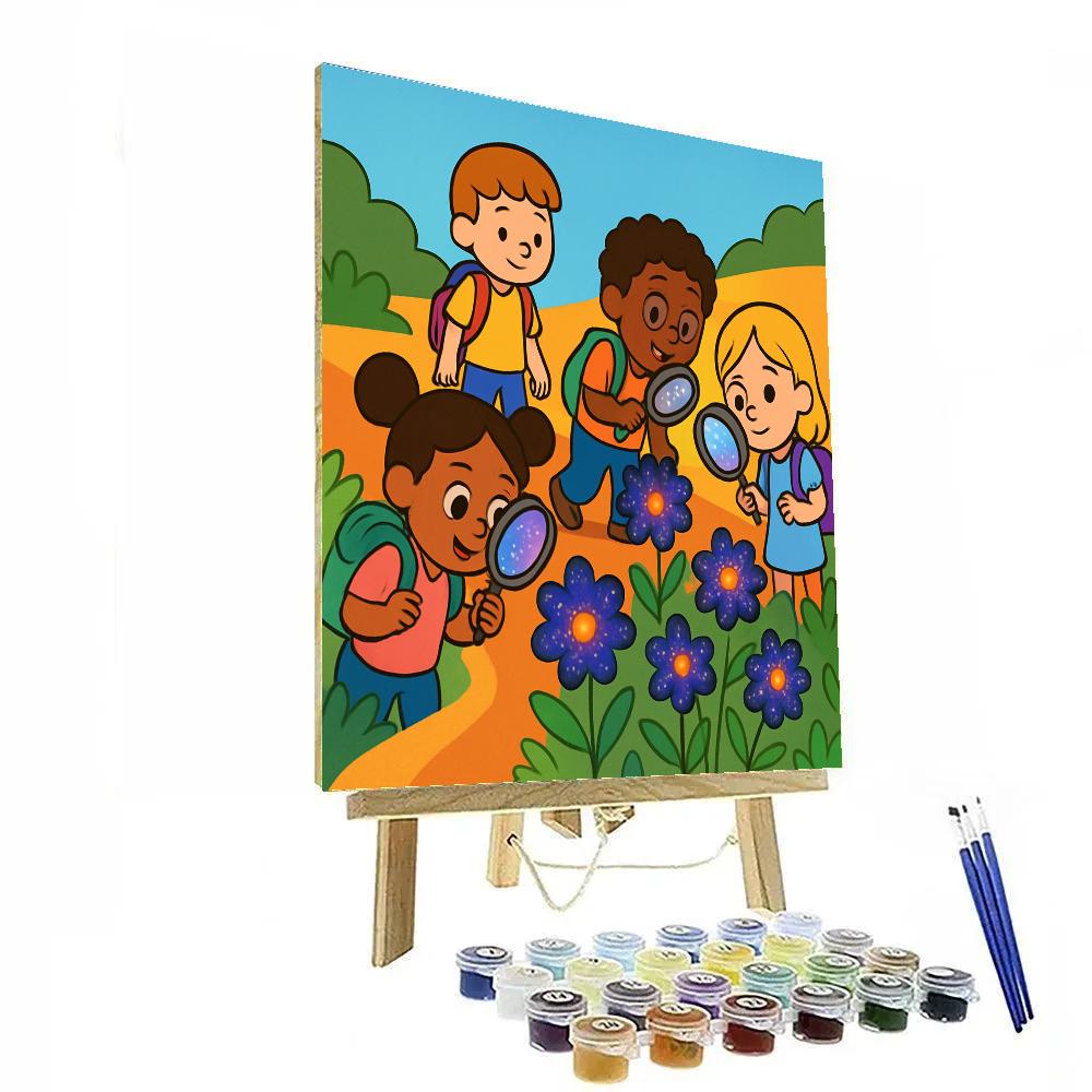 Nebula Nature Walk paint by number