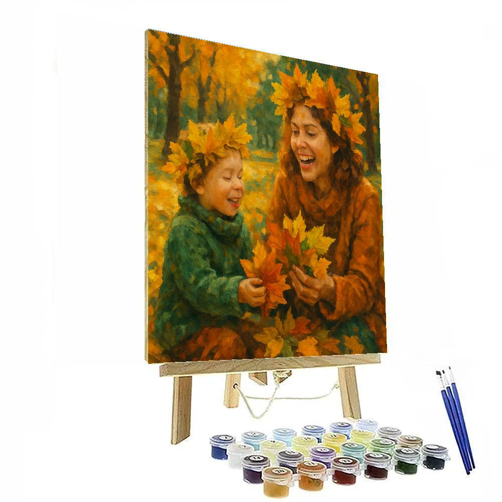 Seasons Leaf Collection paint by numbers