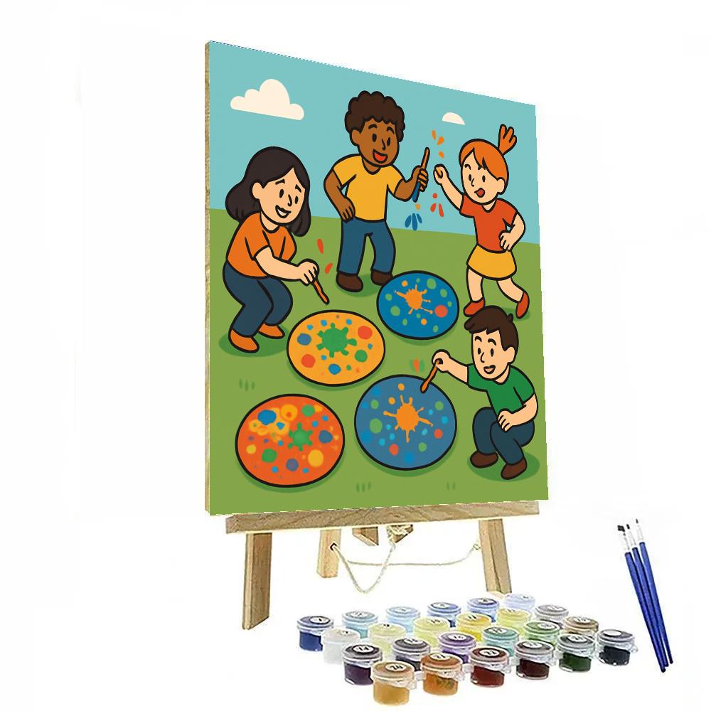 Planet Paintball Pals painting number kit