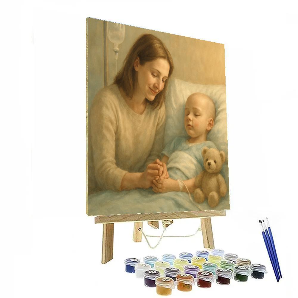 Hospital Comforting Hand Number painting
