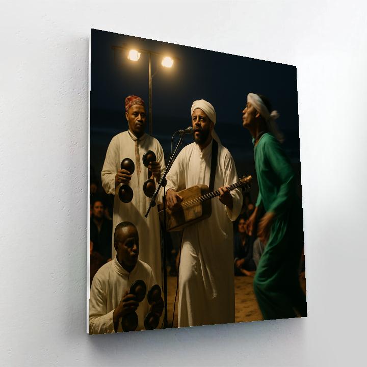 Essaouira Gnawa Night Heritage Concert paint by number