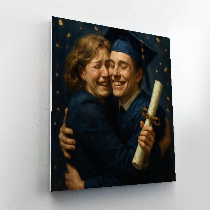 Graduation Day Embrace paint by number