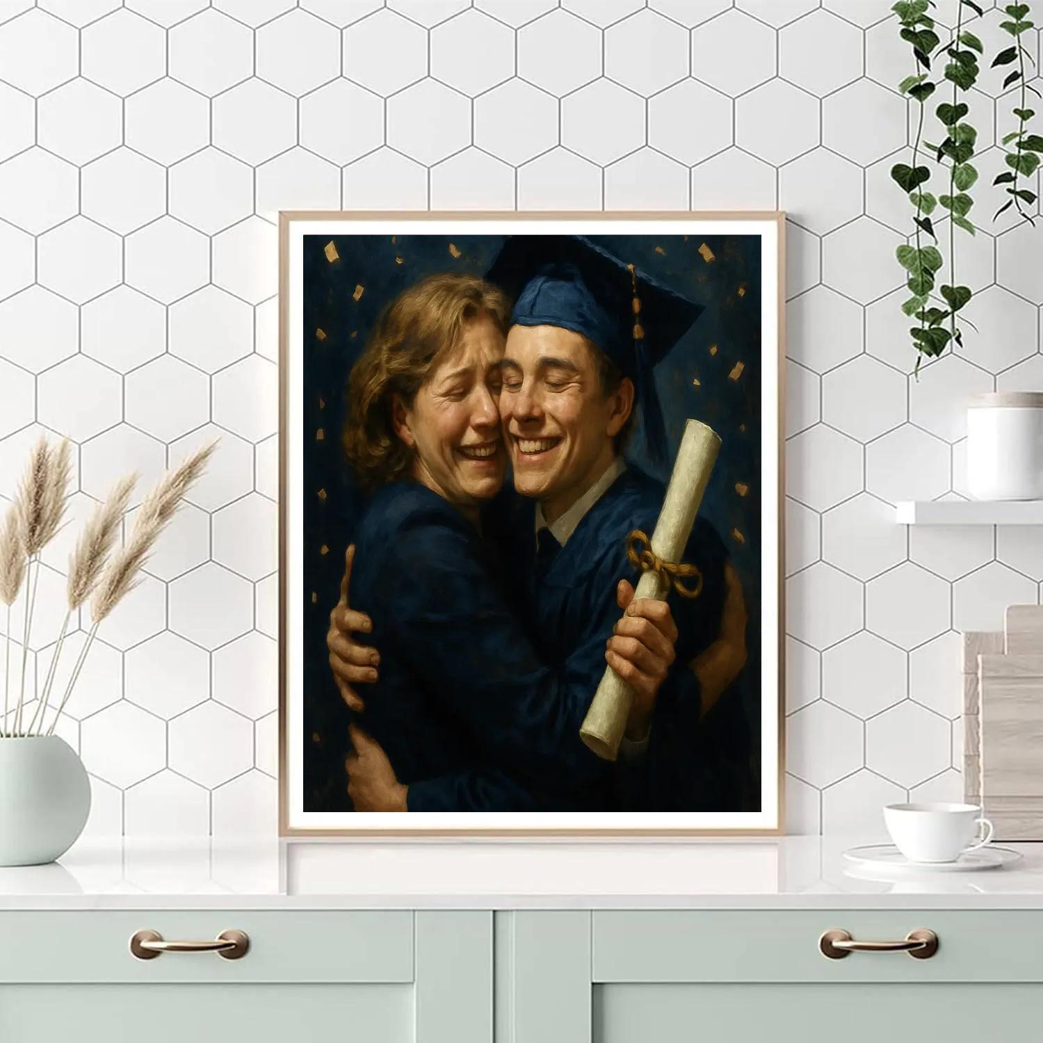 Graduation Day Embrace paint by number