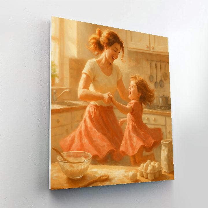 Sunset Dance In The Kitchen Numbered painting kits