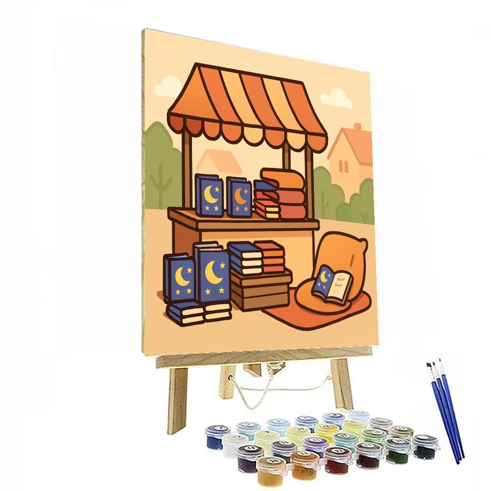 Starlit Storybook Stall Painting by numbers kit
