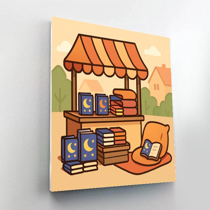 Starlit Storybook Stall Painting by numbers kit