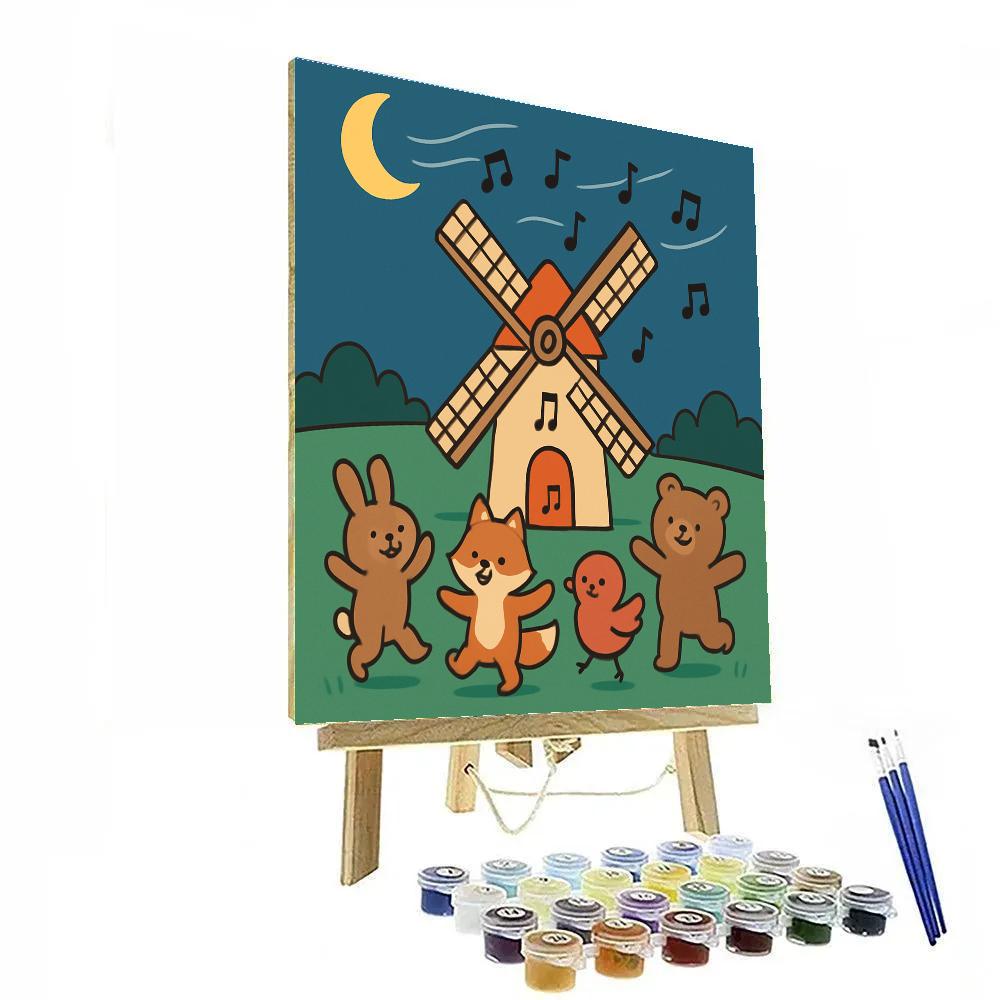 Moonlight Melody Mill paint by color