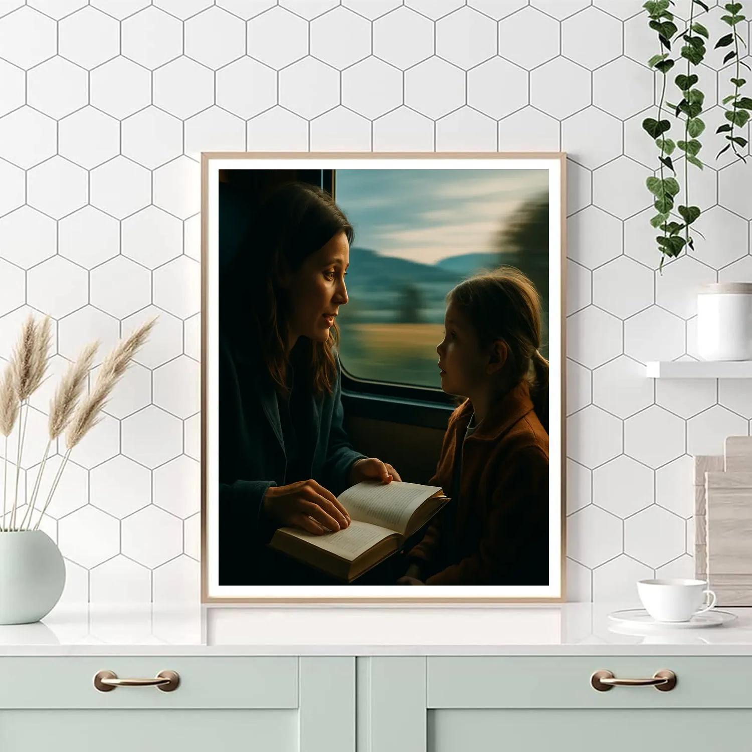 Train Window Storytime Paint by numbers kits