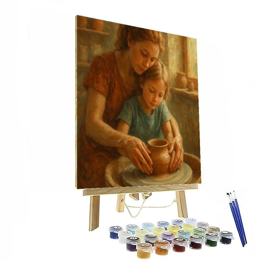 Pottery Wheel Imprint paint by numbers