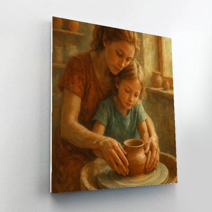 Pottery Wheel Imprint paint by numbers